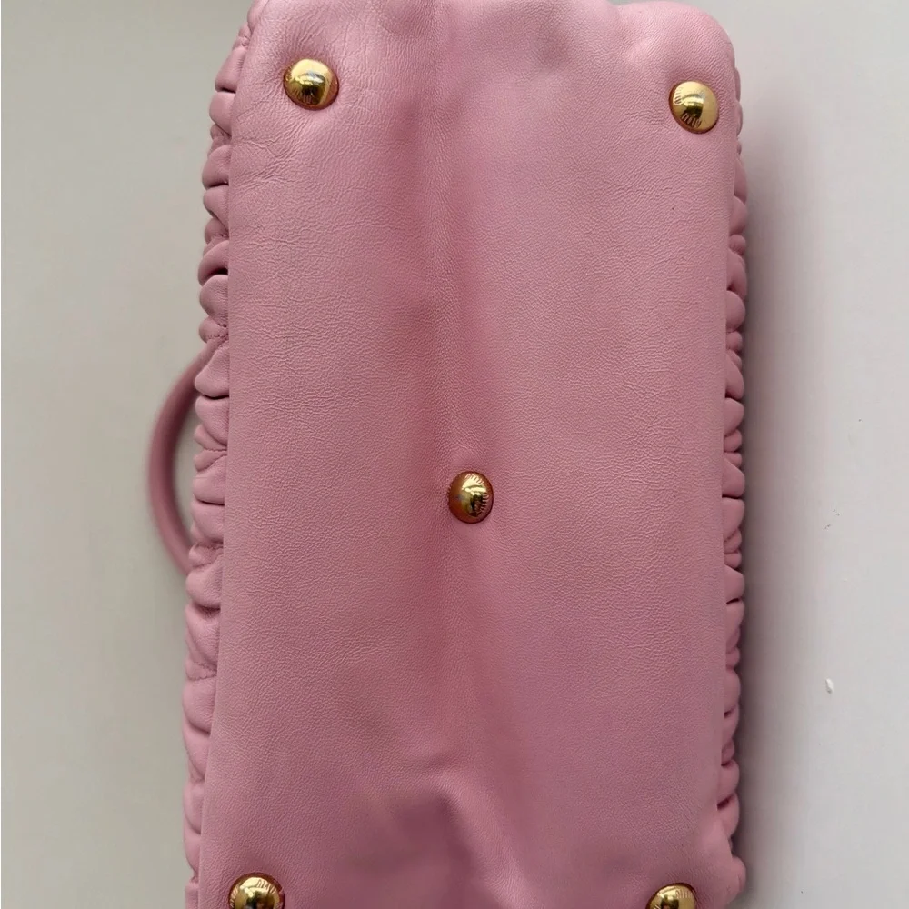 Authentic Miu Miu Matelasse Two-way Satchel Crossbody Handbag - Picture 6 of 16